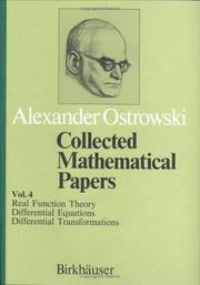 Collected Mathematical Papers Vol. 4