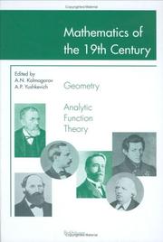 Mathematics of the 19th Century