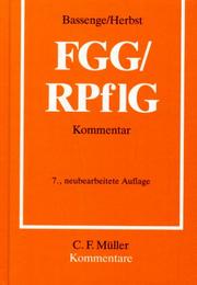Gesetz über die Angelegenheiten der freiwilligen Gerichtsbarkeit ; Rechtspflegergesetz