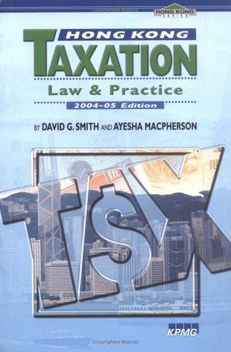 Hong Kong Taxation : TAX 2004-2005