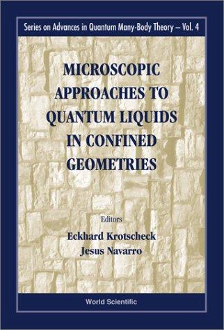 Microscopic approaches to quantum liquids in confined geometries