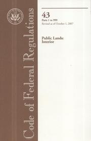 Code of Federal Regulations, Title 43, Public Lands