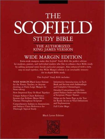 The Old ScofieldRG Study Bible, KJV, Wide Margin Edition