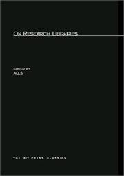 On Research Libraries