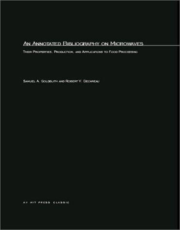 Annotated Bilbiography On Microwaves