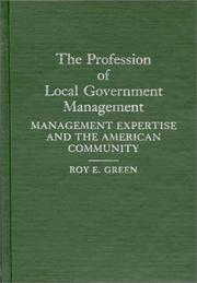 The profession of local government management