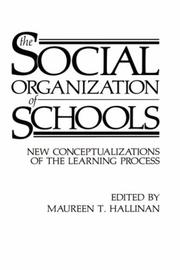 The Social organization of schools