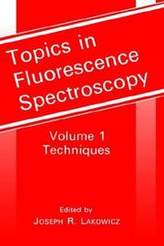 Topics in fluorescence spectroscopy