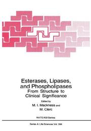 Esterases, lipases, and phospholipases