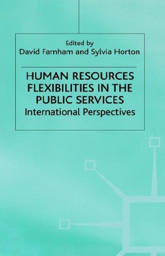 Human Resources Flexibilities in the Public Services