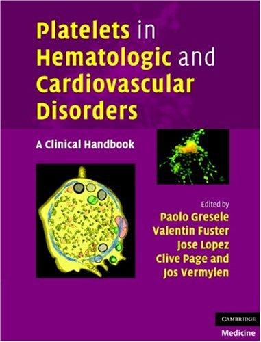Platelets in hematologic and cardiovascular disorders