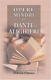 Opere minori di Dante Alighieri