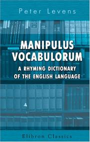 Manipulus vocabulorum