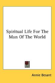 Spiritual Life For The Man Of The World