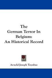 The German terror in Belgium
