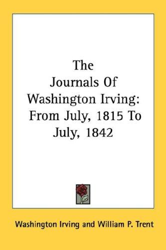 The Journals of Washington Irving