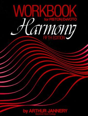 Workbook for Piston/Devoto harmony