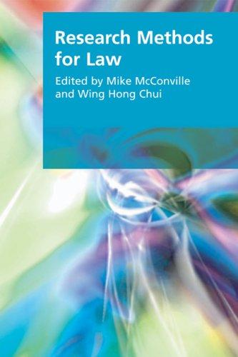 Research Methods for Law (Research Methods for the Arts and Humanities)