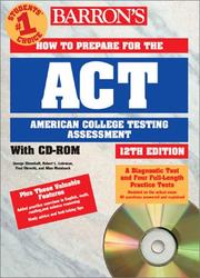 Barron's how to prepare for the ACT Assessment