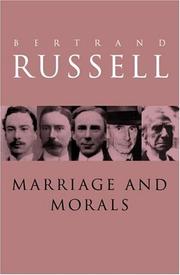 Marriage and morals