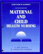 Study guide to accompany Maternal and child health nursing