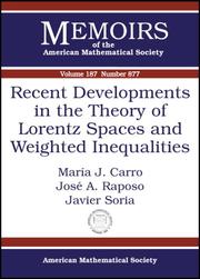 Recent developments in the theory of Lorentz spaces and weighted inequalities