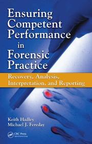 Ensuring competent performance in forensic practice
