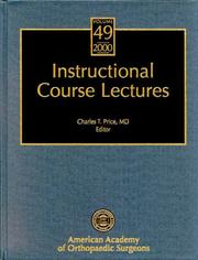 AAOS Instructional Course Lectures, Volume 49, 2000, Including Index for 1997, 1998, 1999, and 2000 (Book with CD-ROM)