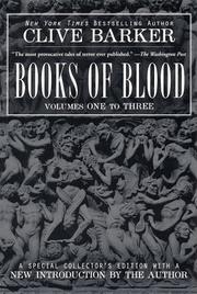 Books of Blood Volume One