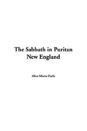 The Sabbath in Puritan New England