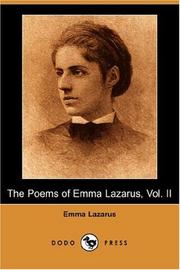 The Poems of Emma Lazarus, Vol. II