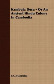 Kambuja Desa - Or An Ancient Hindu Colony In Cambodia