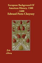 European background of American history, 1300-1600