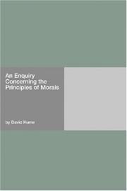 An Enquiry Concerning the Principles of Morals