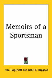 Memoirs of a sportsman