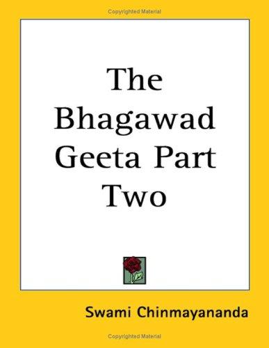 The Bhagawad Geeta