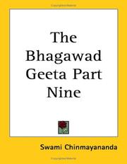 The Bhagawad Geeta, Part Nine