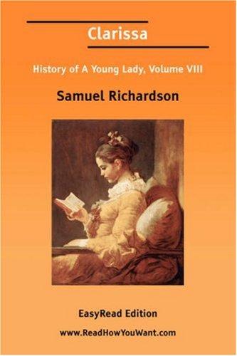 Clarissa History of A Young Lady, Volume VIII