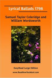 Lyrical Ballads 1798