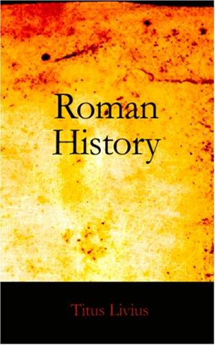 Roman History, Books I-III