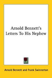 Arnold Bennett's letters to his nephew