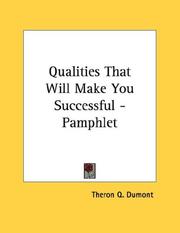 Qualities That Will Make You Successful - Pamphlet