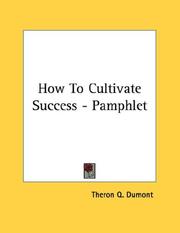 How To Cultivate Success - Pamphlet