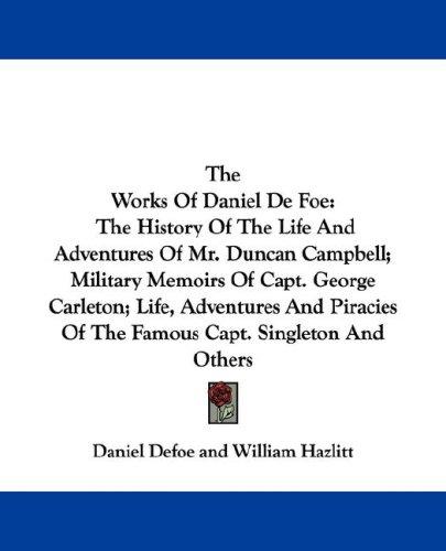 The works of Daniel Defoe