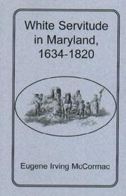 White Servitude in Maryland