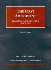 2003 Supplement to the First Amendment