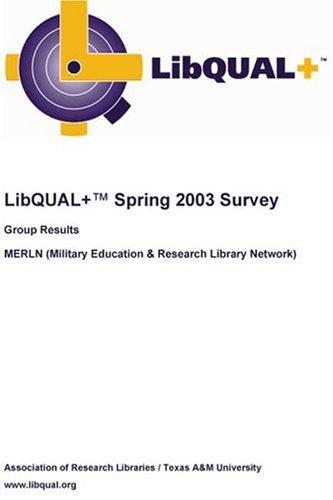 LibQUAL+ Spring 2003 Survey Group Results