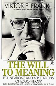 The Will to Meaning
