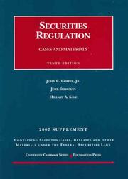 Securities Regulation, 10th ed., 2007 Case Supplement