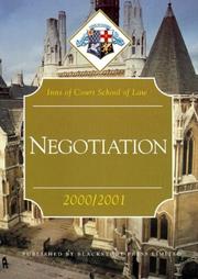 Negotiation (Inns of Court Bar Manuals)